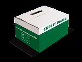 We moeten tenslotte samen verder. Duurzame verpakkingen. Cube it Simple is een duurzaam alternatief voor traditionele kunststof emmers.