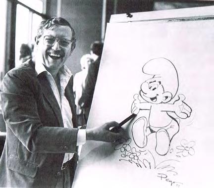 DE KUNST VAN PEYO Pierre Culliford, alias Peyo, is een van de bekendste Belgische auteurs in de internationale stripwereld.