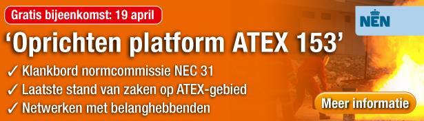 Platform ATEX 153 opgericht Het Platform ATEX 153 stelt zich mede tot doel een klankbord te zijn voor de proces industrie