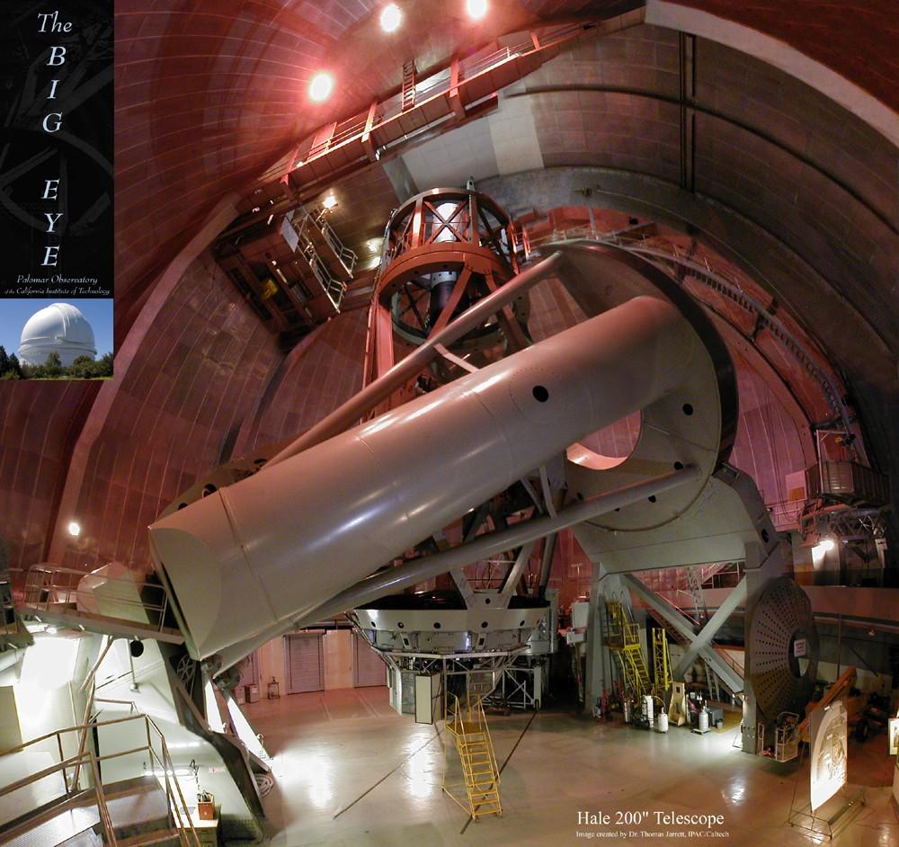 Moderne Spiegelkijkers 5-meter Hale telescoop