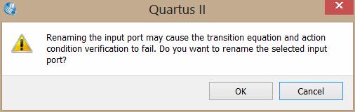 Tutorial state machine file in Quartus 13.0 29 april 2014 Definiëren in- en uitgangen We beginnen met het aanmaken van de in- en uitgangen.