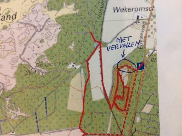 BIJLAGE 2 Kaart plangebied met activiteiten Aanpassing pad vanaf