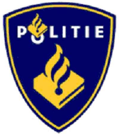 Teken van de Nederlandse politie: Politiewapens Veiligheid gaat boven alles.
