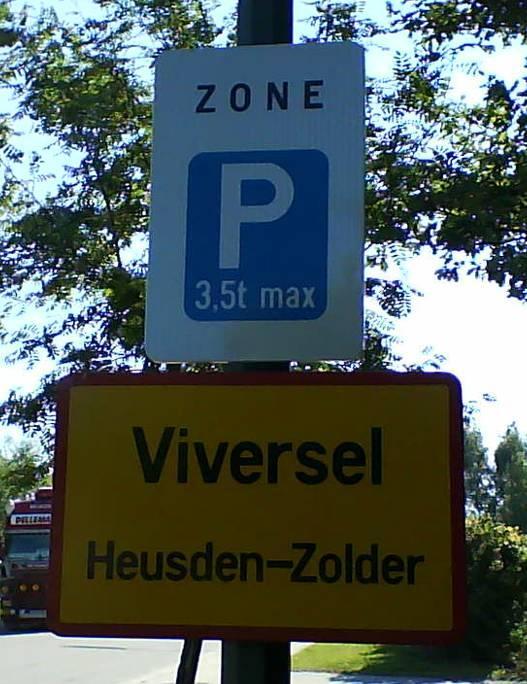 Voorbeeld Heusden-Zolder Probleem: Tot 90 geparkeerde vrachtwagens op grondgebied gemeente Groot aandeel transit (gebrek aan