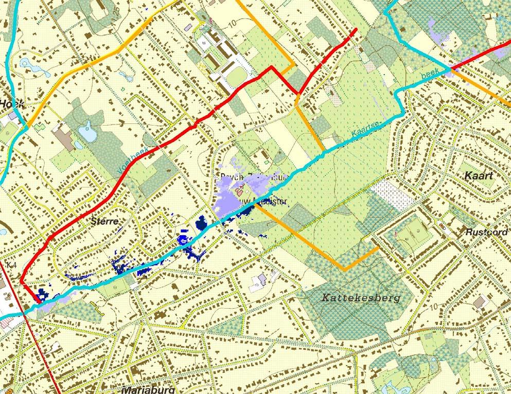 Gemodelleerde overstromingen: huidige toestand: