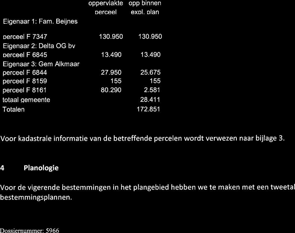 de kosten voor het vrijmoken von de gronden in het exploitatiegebied van persoonlijke rechten en losten, eigendom, bezit of beperkt recht en zakelijke lasten; d.