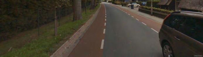 Daarnaast rijdt het doorgaande verkeer over de overrijdbare trottoirbanden in de binnenbocht. Bewoners hebben aangegeven dat ze liever verhoogde banden in de binnenbocht willen zien.