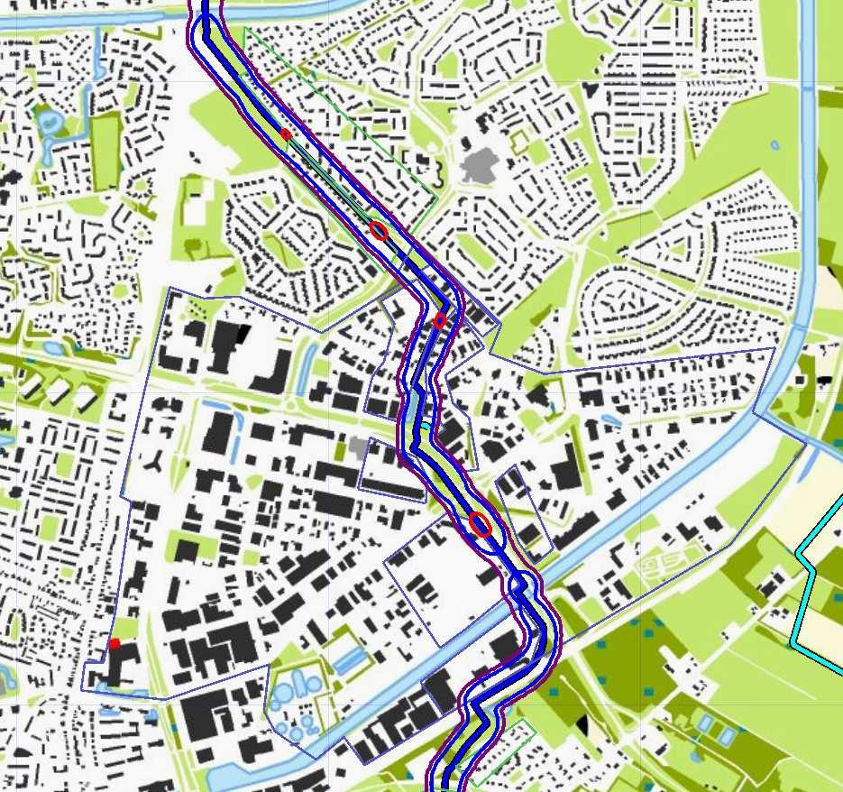 3 Plaatsgebonden risico Voor de leiding is het plaatsgebonden risico bepaald.