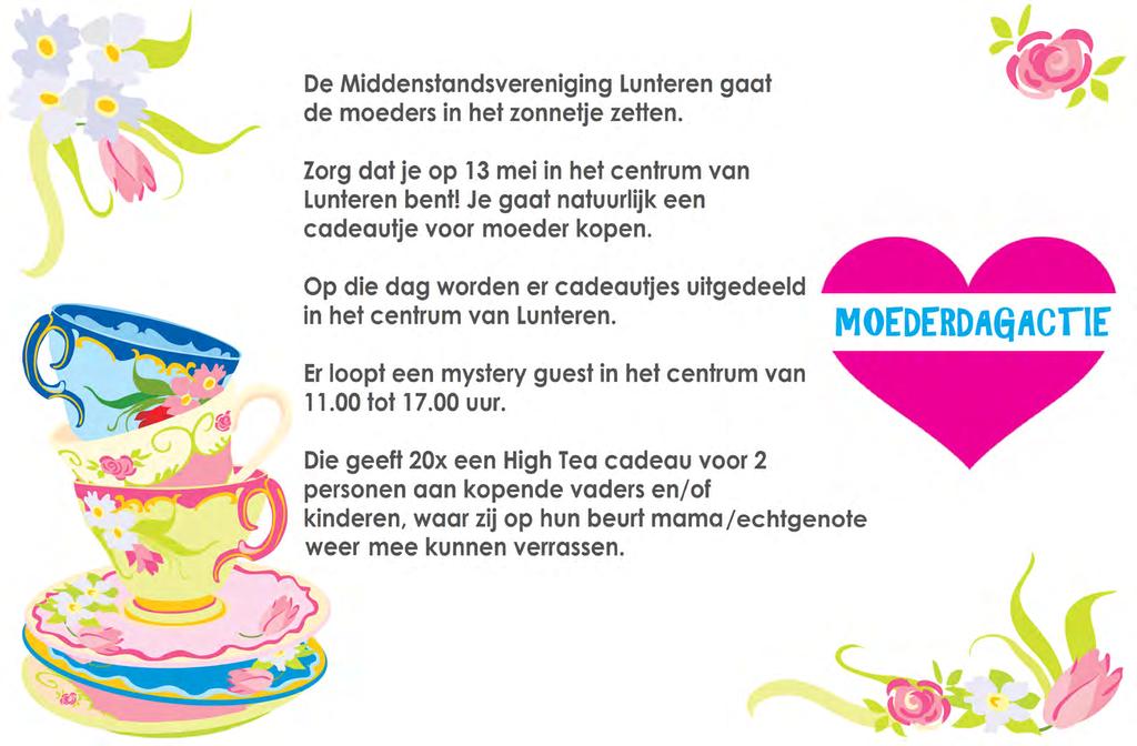 Zaterdag 6 mei 2017 LUNTERSE KRANT pagina 06 lieve mama Jij bent de allerliefste -xxx- Lisette 11