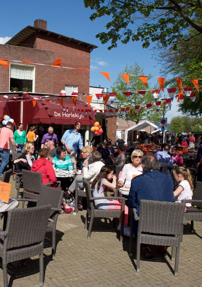 De horeca kan voor een belangrijke deel zorgen voor extra sfeer en ambiance.