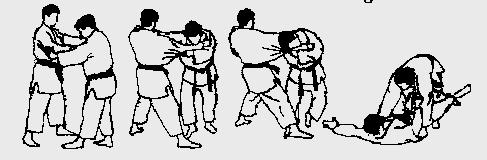 ( voeten ) Tai Otoshi: voor