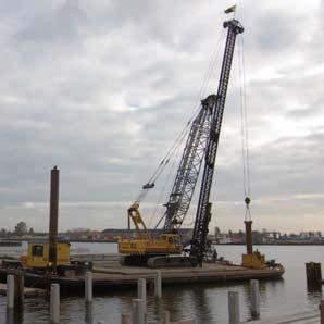 vaste steigers, sluisdeuren, lichtopstanden, dukdalven en nog veel meer.