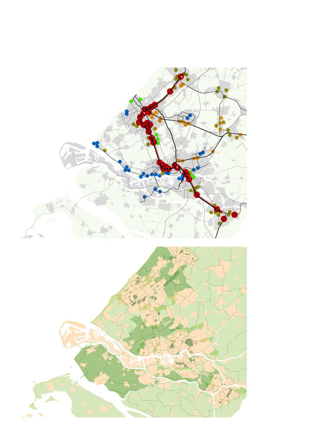 14 MIRT onderzoek bereikbaarheid Rotterdam Den Haag / Analyse & oplossingsrichtingen fase Krachten Bundelen Principekaarten facet interventies Woningbouw Leeuwendeel (hoog) stedelijk rond HOV