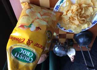 CRUSTI CROC CHEESE & ONION Lidl versie van Chees onion chips.