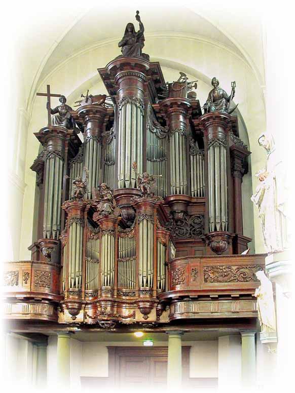 SSmits-orgel (1842) Dispositie Hoofdwerk C f³ Bourdon B&D 16 Holpijp 8 Prestant B&D 4 Fluit 4 Octaaf 2 Mixtuur 3 st. Cimbal 2 st.