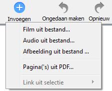 2.7.1 Plug-ins als pictogram toevoegen Afbeelding 20: Hotlink van videoplug-in Je kunt audio-, video- en afbeeldingsplug-ins als pictogram aan je tekstboek toevoegen.