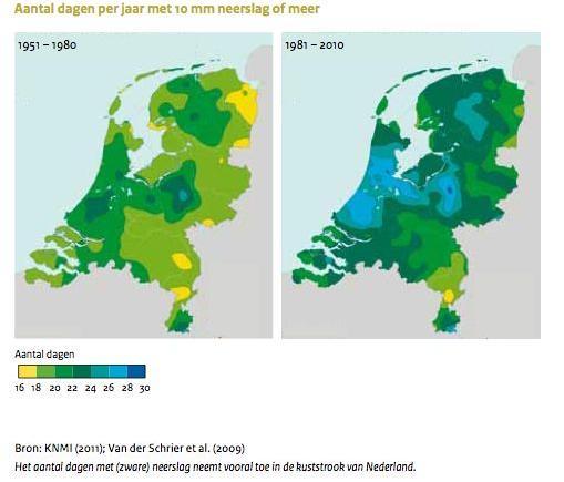 Toename piekafvoeren van beken - Door ontbossing, verstedelijking, rechttrekken beken,