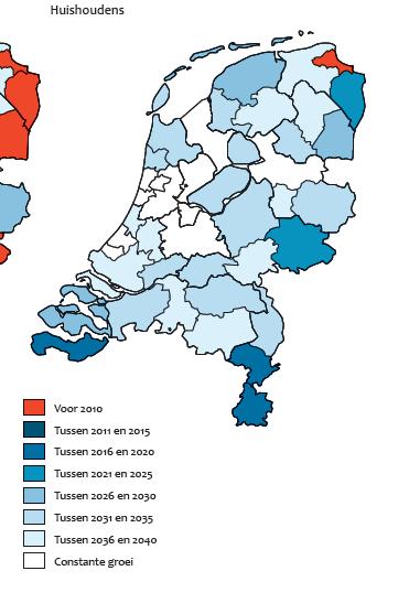 Afnemende groeitrend Kop van Noord-Holland: Tot 2030 afnemende groeitrend,