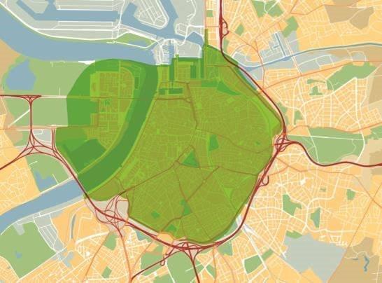 Vervuilende voertuigen worden geweerd in stad Antwerpen De hele Antwerpse binnenstad en een deel van Linkeroever worden vanaf 1 februari 2017 een lage-emissiezone (LEZ).