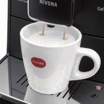 OneTouch Spumatore voor een cappuccino met één druk op de knop Kleuren TFT display symbolen in kleur en tekst op het scherpe TFT display verzekerd U van een