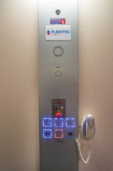 verdieping eenvoudig toegankelijk. Flexitec leverde deze lift in een bestaande woning.