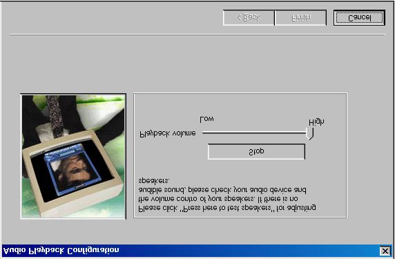 5. Kies de (TRUST) FAMILYC@M 300 FLASH als Video capture device en stel uw gewenste frames per seconde (fps) in en klik op de button Test It? om het beeld te vergelijken. Druk op de button Stop.