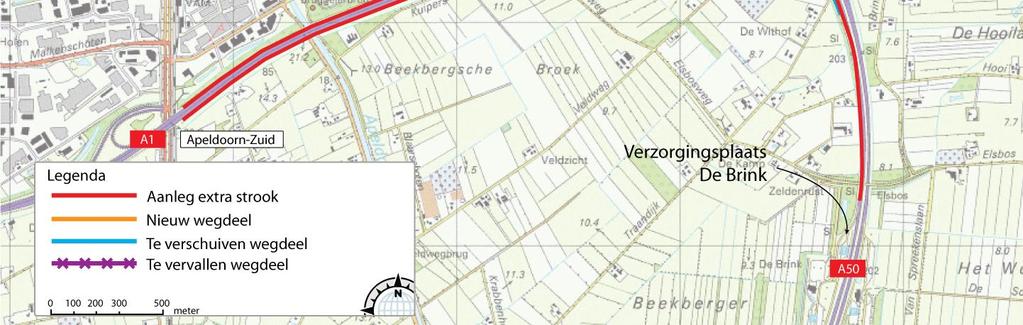 2: Wijzigingen op het traject Apeldoorn-Zuid Knooppunt Beekbergen Aandacht voor de omgeving De aanpassingen op de A1, A50 en in knooppunt Beekbergen hebben mogelijk gevolgen voor mensen en omgeving.
