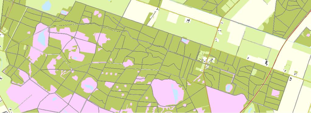 Ruimtelijk ontwerp Oude Willem 9 Visie terrein wint zijn de ontginningsresten nog te vinden zoals ruïnes van de voormalige boerderijen.