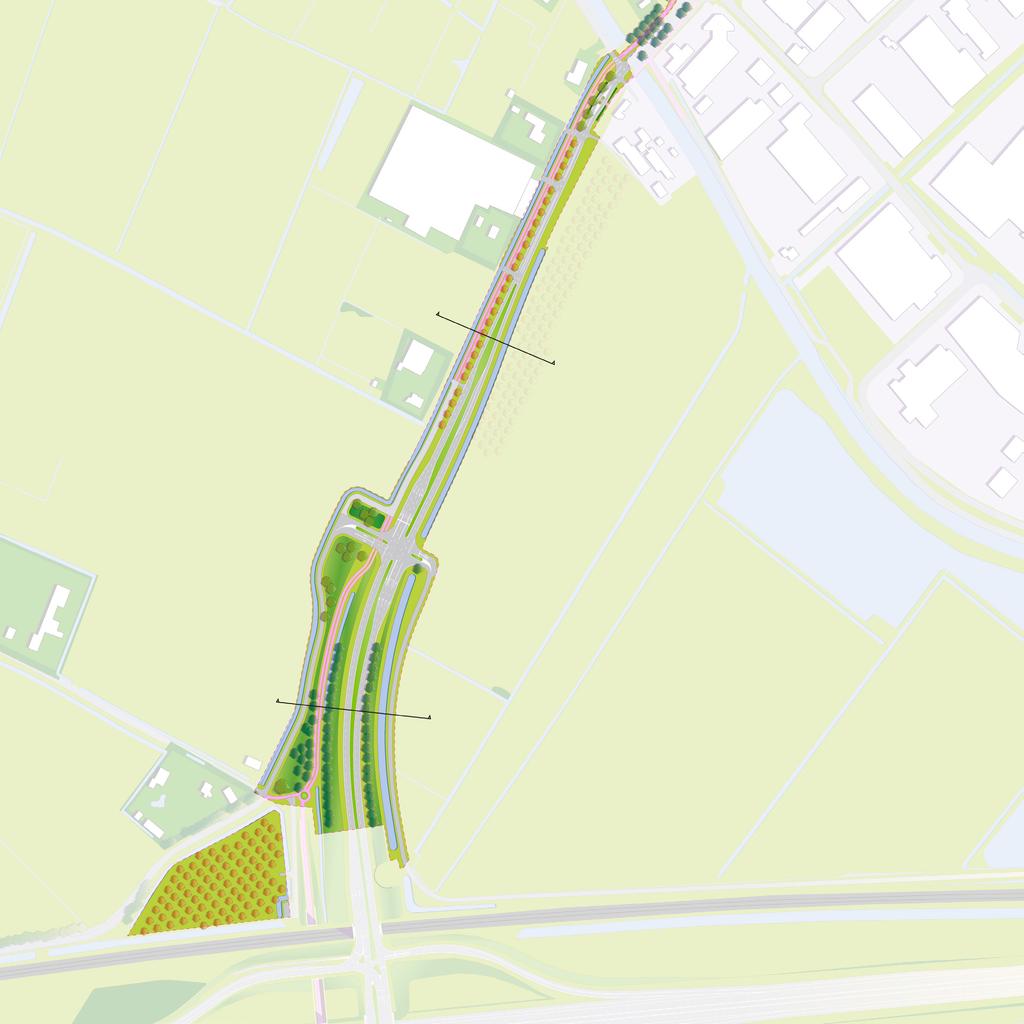 He uve lse str aa t Dikelsestraat 1 2 Heuvel LEGENDA Linie groen rijweg grondwerk fietspad water grens provinciaal