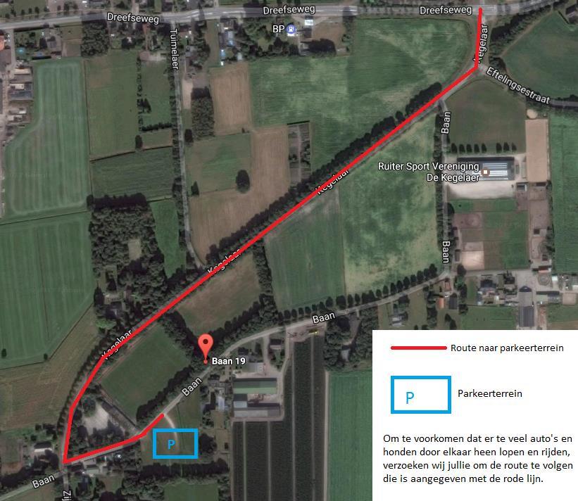 Locatie Baan 19, 5171 NC Kaatsheuvel Medische hulp Neem bij een situatie waar medische hulp bij nodig is, altijd eerst contact op met de wedstrijdleiding.