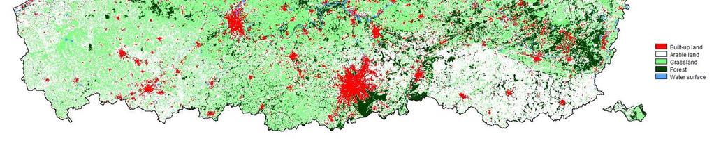 Urbanisatie Landgebruik Vlaanderen en Brussel 1976: