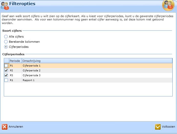 Klik op de Excel button: er wordt een spreadsheet gemaakt van de cijfers.