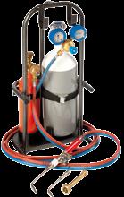 Autogeen en propaan Draagbare Propaan Karweiset Bestaande uit: Cilinder propaan 90 bar 1 liter Drukregelaar propaan 3/8 LV 2 meter