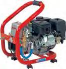 Motor(vermogen) 260 l/min 2 liter Honda 3 kw 4 pk