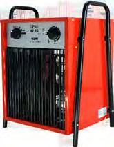 A Voltage 230 V 50 Hz 1 ~ 3,2 kg DRAAGBARE ELECTRISCHE KACHELS Compact en robuust Stille axiale ventilator Ingebouwde thermostaat van het merk Fosan en inclusief overbelastingsbeveiliging