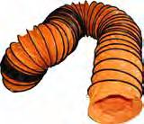 VENTILATIESLANGEN SVS-SERIE Spiraalslangen met staalversterkte spiraal Alle modellen hebben een oog om de