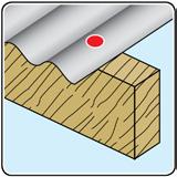 Geheel rvs A2 / A4 Bevestiging van aluminium golfprofiel platen op houten onderconstructies Bevestiging van gevelplaten op houten onderconstructies Roestvast staal A2 Schroefdraad conform DIN 7998