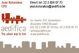 Aedifica is een Belgische beursgenoteerde vennootschap die investeert in residentieel vastgoed.