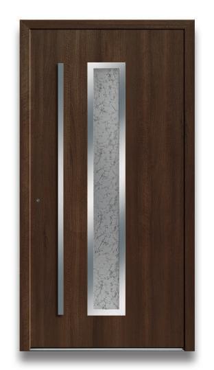 274, 277 XXL-deur standaard deur Modern C Model 6508-70 edelstalen ornament