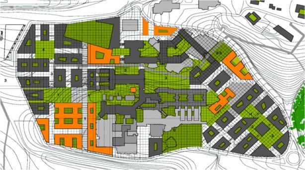 Masterplan De basis van het Health Sciences Campus project is het