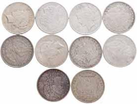 1021. USA. Lot (10) Dollar. 1880-1923.