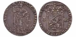 65,- 46. 3 gulden Utrecht 1793 met gietgal.