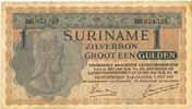 Datum: 1 mei 70,- 1956 XF+. - Prachtig +. 1295. Suriname. 1 gulden.