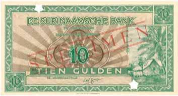 1100,- 1298. Suriname. 25 gulden. Bankbiljet.
