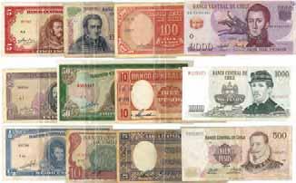 1347. Chile. Bankbiljet. - F-UNC. (Pick.