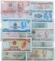 Complete serie Zimbabwe 1 Dollar - 100 TRILLION DOLLARS. - UNC.