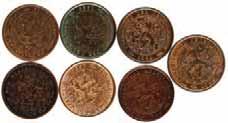 143. ½ cent Wilhelmina 1921. FDC -. 25,- 147. Lot 7x ½ cent 1x 1928, 1930, 1934, 1936, 1937, 1938, en 1940 FDC. 20,- 1 cent 151. 1 cent Willem I 1824 U. Fraai +. 25,- 144.