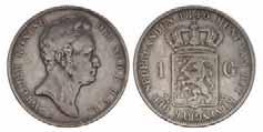 240,- 500,- 507. 1 gulden Willem I 1840.