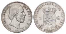 517. 1 gulden Willem III 1853. FDC -. 1000,- 521.