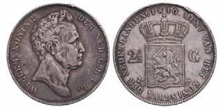 572. 2½ gulden Willem I 1840. Zeer Fraai.
